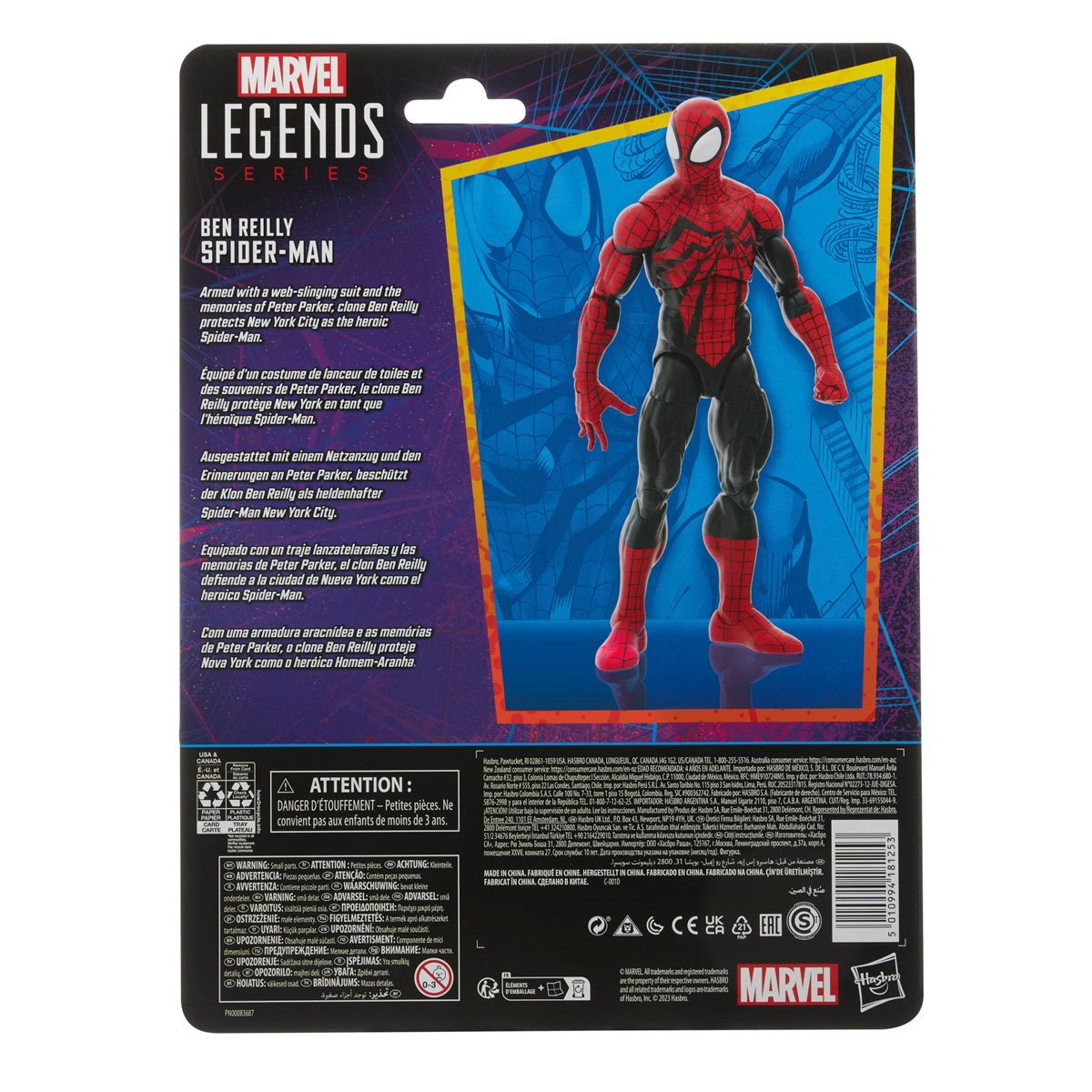 Spider-Man Retro Marvel Legends Ben Reilly Spider-Man 6-Inch