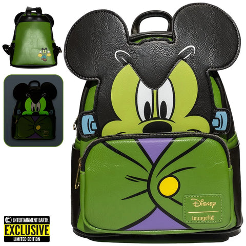 Loungefly Mickey Mouse Frankenstein Cosplay Mini-Backpack (GITD) - Entertainment Earth Exc.