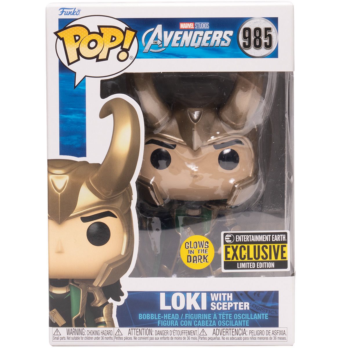 Avengers Loki with Scepter Pop! Vinyl Figure - Entertainment Earth Exc –  The Three Boomsticks