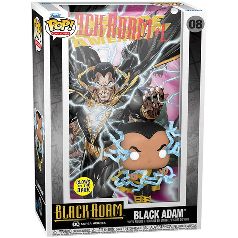 Black Adam Glow-in-the-Dark Pop! Comic Cover Figure with Case