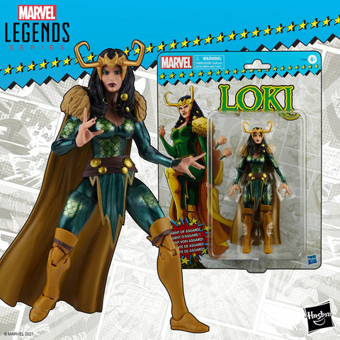 Marvel Legends Agent of Asgard Retro Loki 6-Inch Action Figure