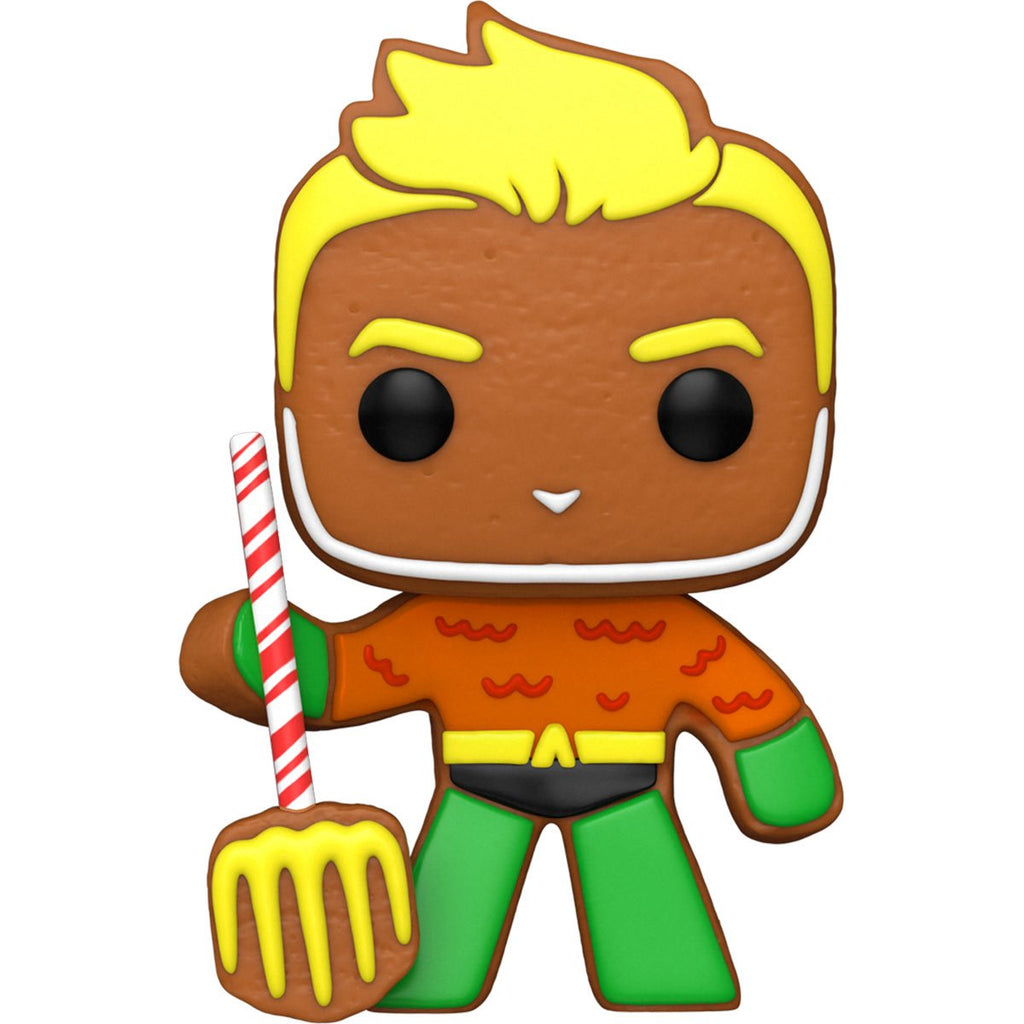 DC Comics Super Heroes Gingerbread Aquaman Pop! Vinyl Figure – The Three  Boomsticks