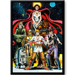 Star Wars Retro Comic Poster Magnet