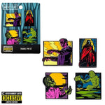 Loungefly Universal Monsters 4-Piece Pin Set - Entertainment Earth Exclusive